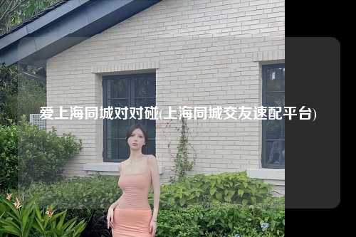 爱上海同城对对碰(上海同城交友速配平台)